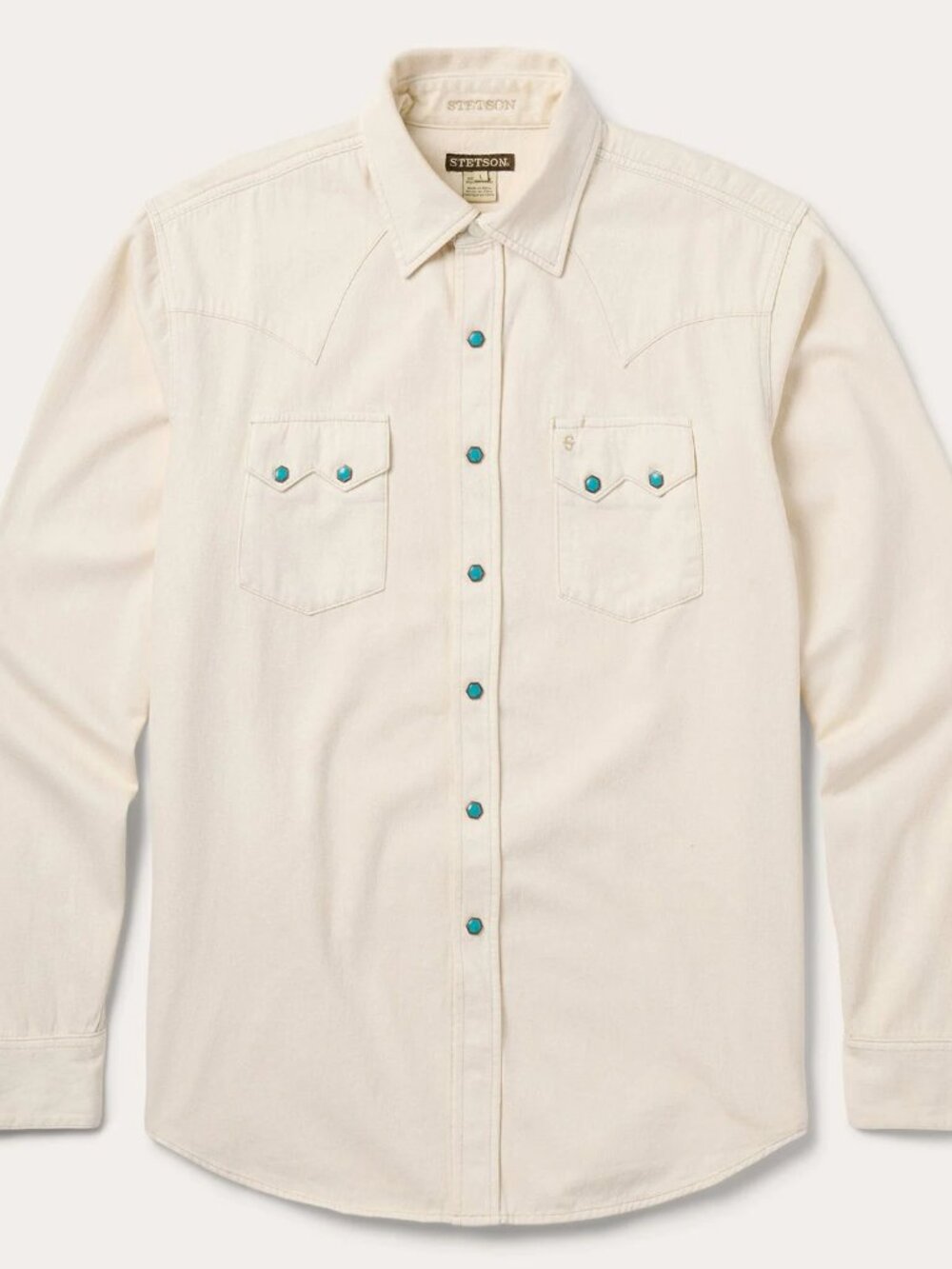 Stetson Snap Turq Western Shirt